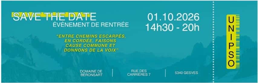 L’UNIPSO vous invite à son événement de rentrée 2026 !